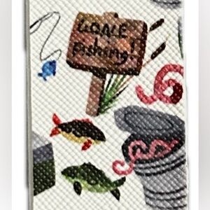 Gone Fishing Wristband Keychain for Men NEW Unique gift for your fisherman!